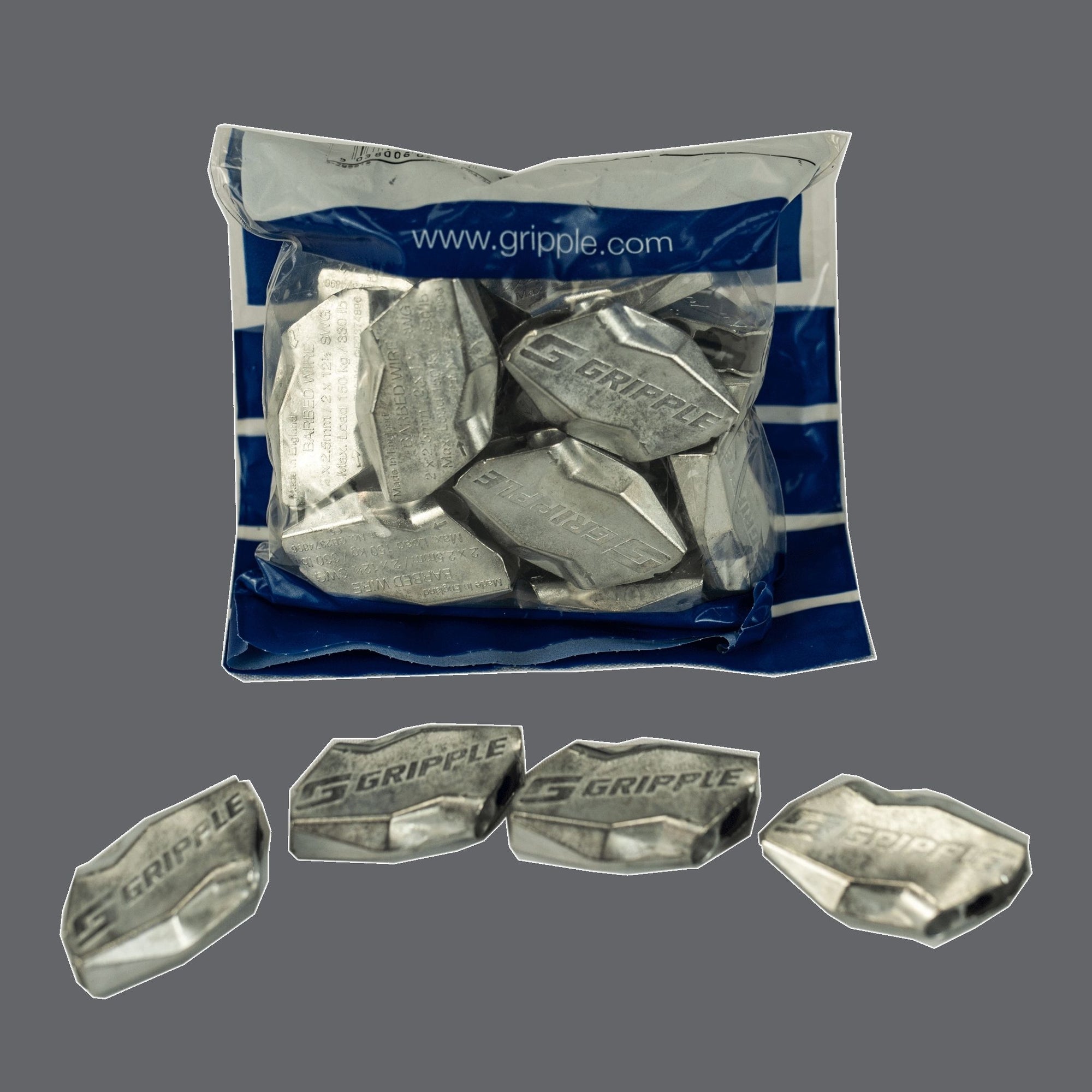 Bag of Gripple Barbed Wire Tensioners