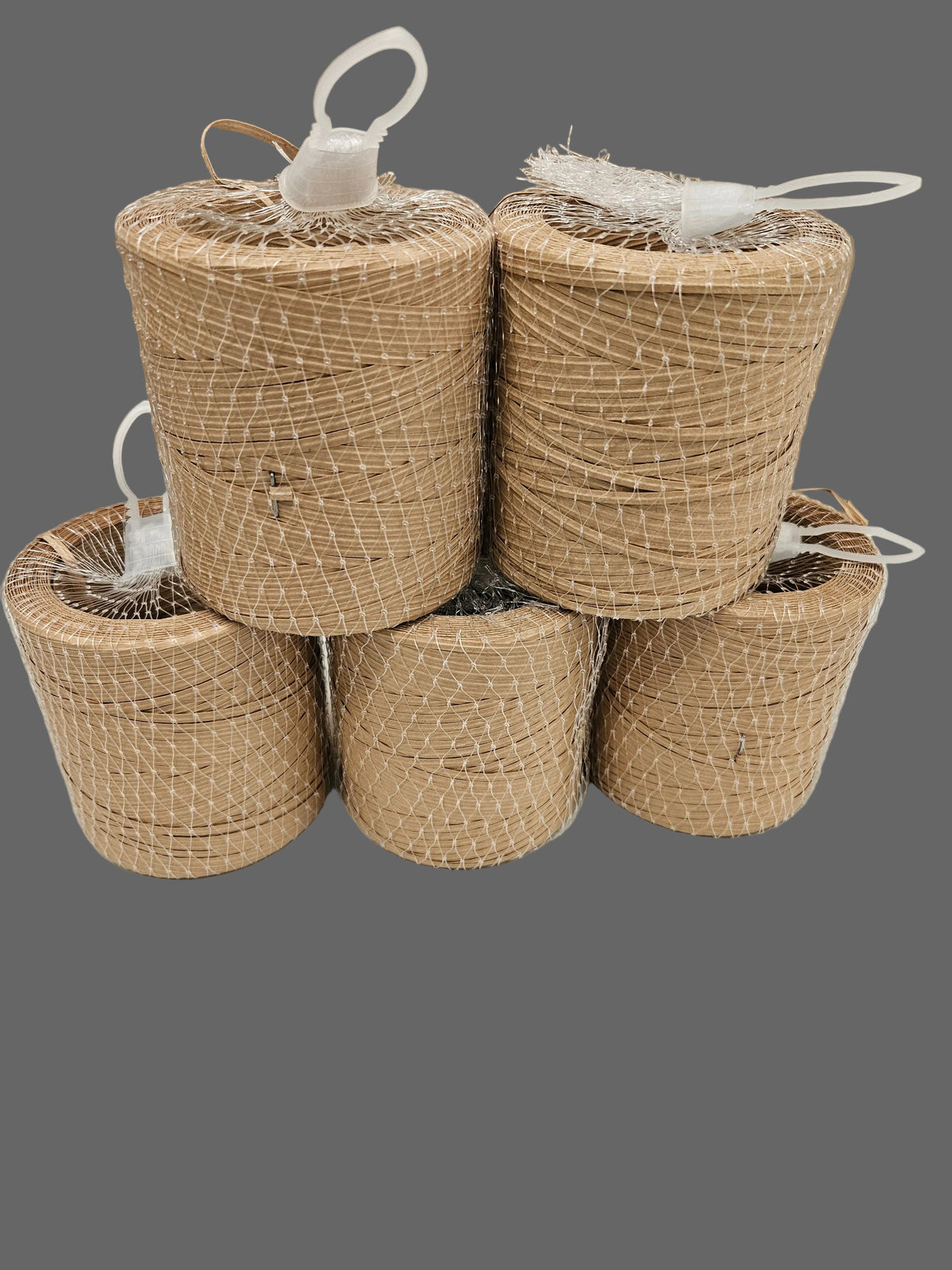 Bundle of 5 rolls of degradable binding wire 250m/roll
