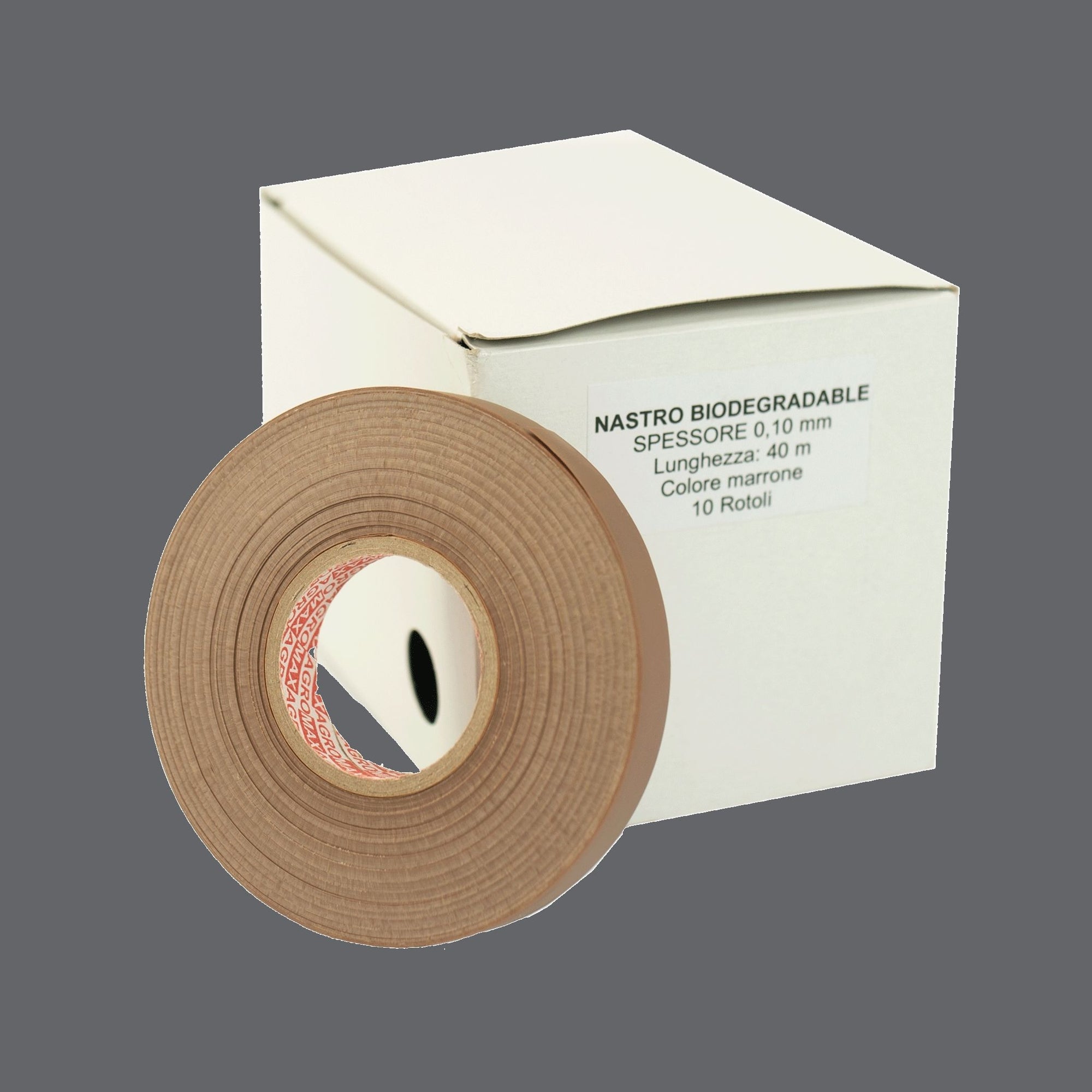 40m Biodegradable Tying Tape, Max Tapener 0.13mm thickness / Box of 10 Rolls